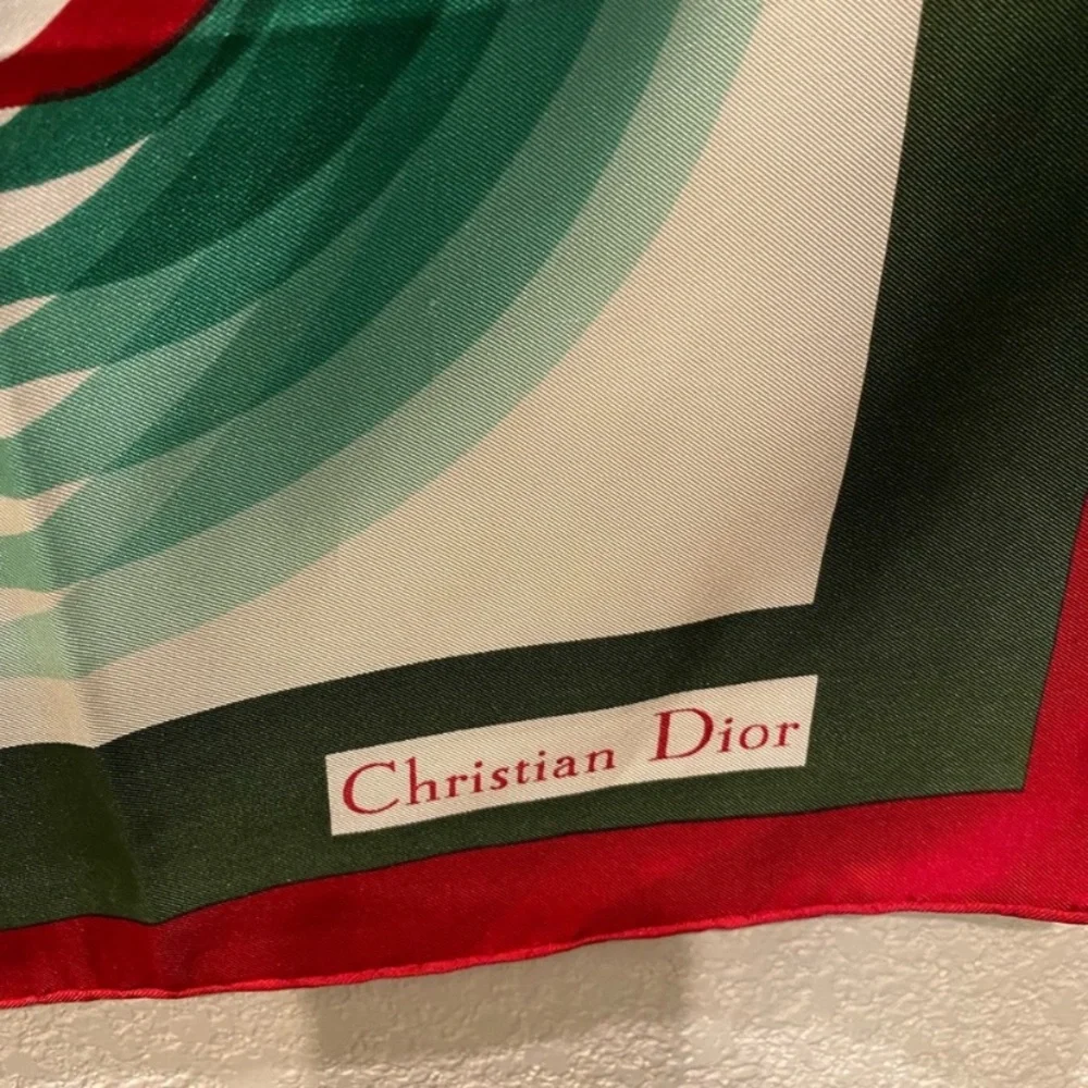 Christian Dior Scarf 30 1/2 by 301/2